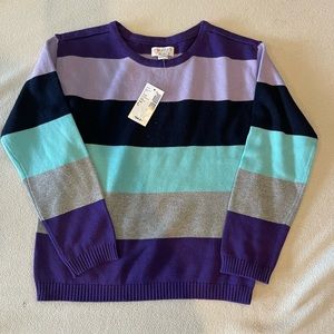 The Children’s Place little girl size 5/6 multicolor sweater NWT